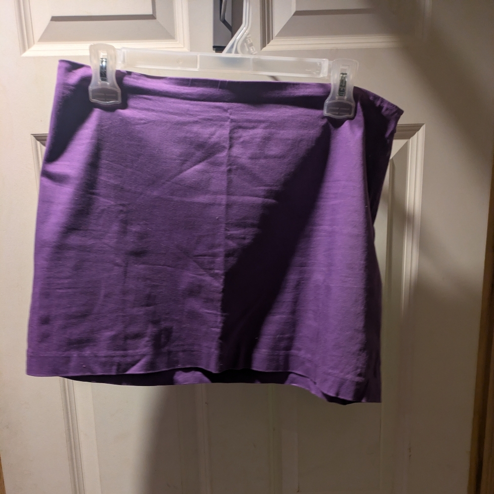 Express Vibrant Purple Mini Skirt 7/8